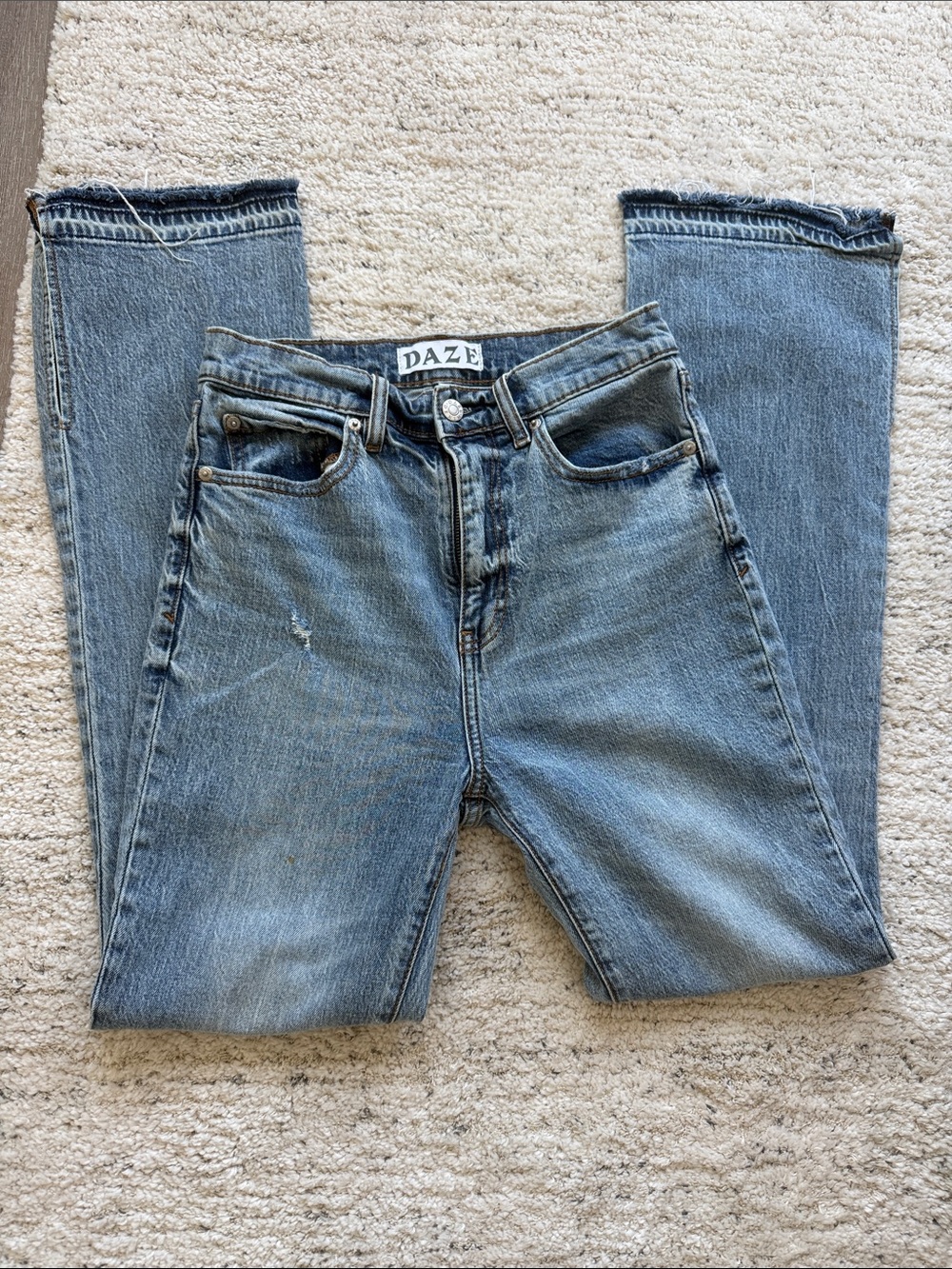 DAZE Light Blue Vintage bootcut Jeans